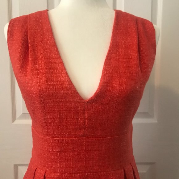 Paprika red Yoana Baraschi wiggle dress pockets! - Picture 5 of 12